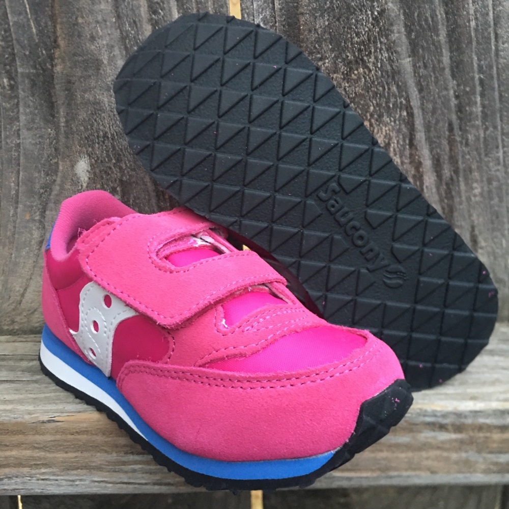 Saucony Toddler Girl shows Baby Jazz HL Magenta - Picture 8 of 11